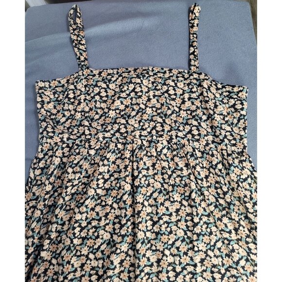 NATURAL LIFE Women's L/XL Floral Maxi Sundress Boho Cottagecore Whimsy Country - Picture 4 of 9